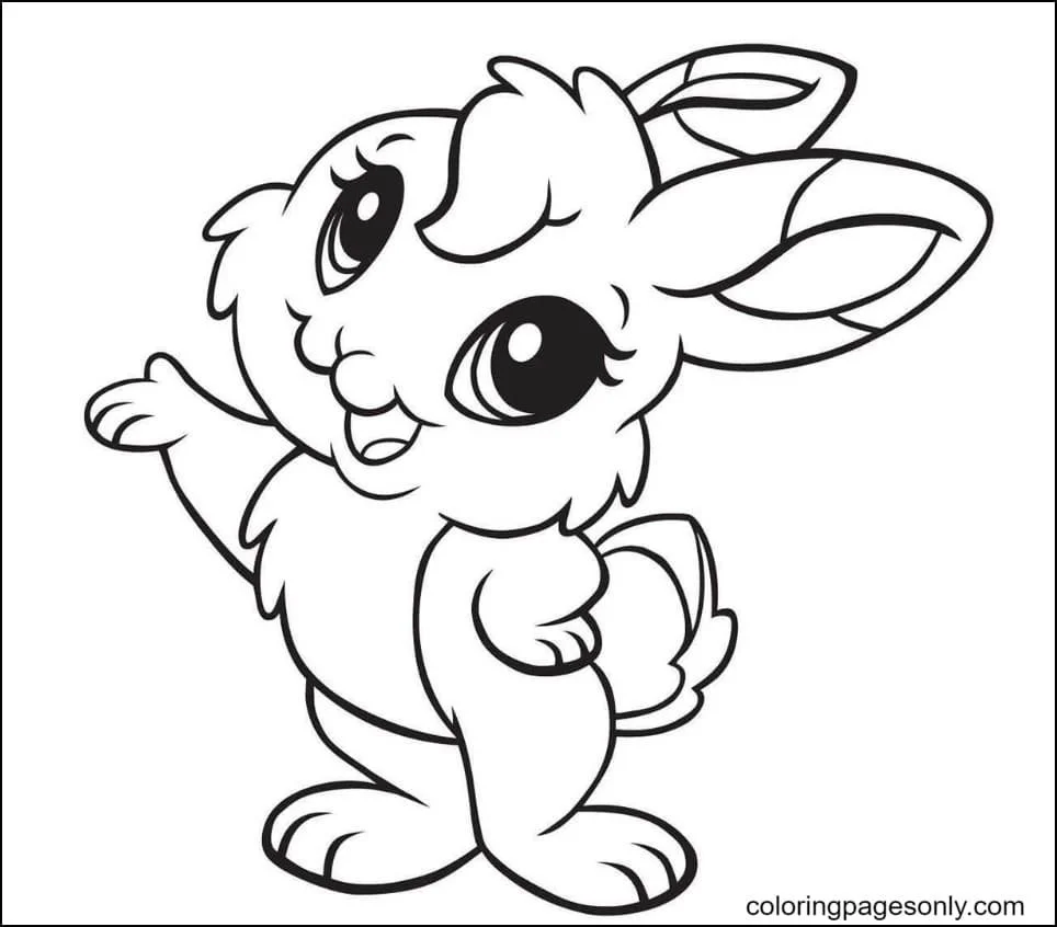 Conejitos Lindos Para Colorear 3