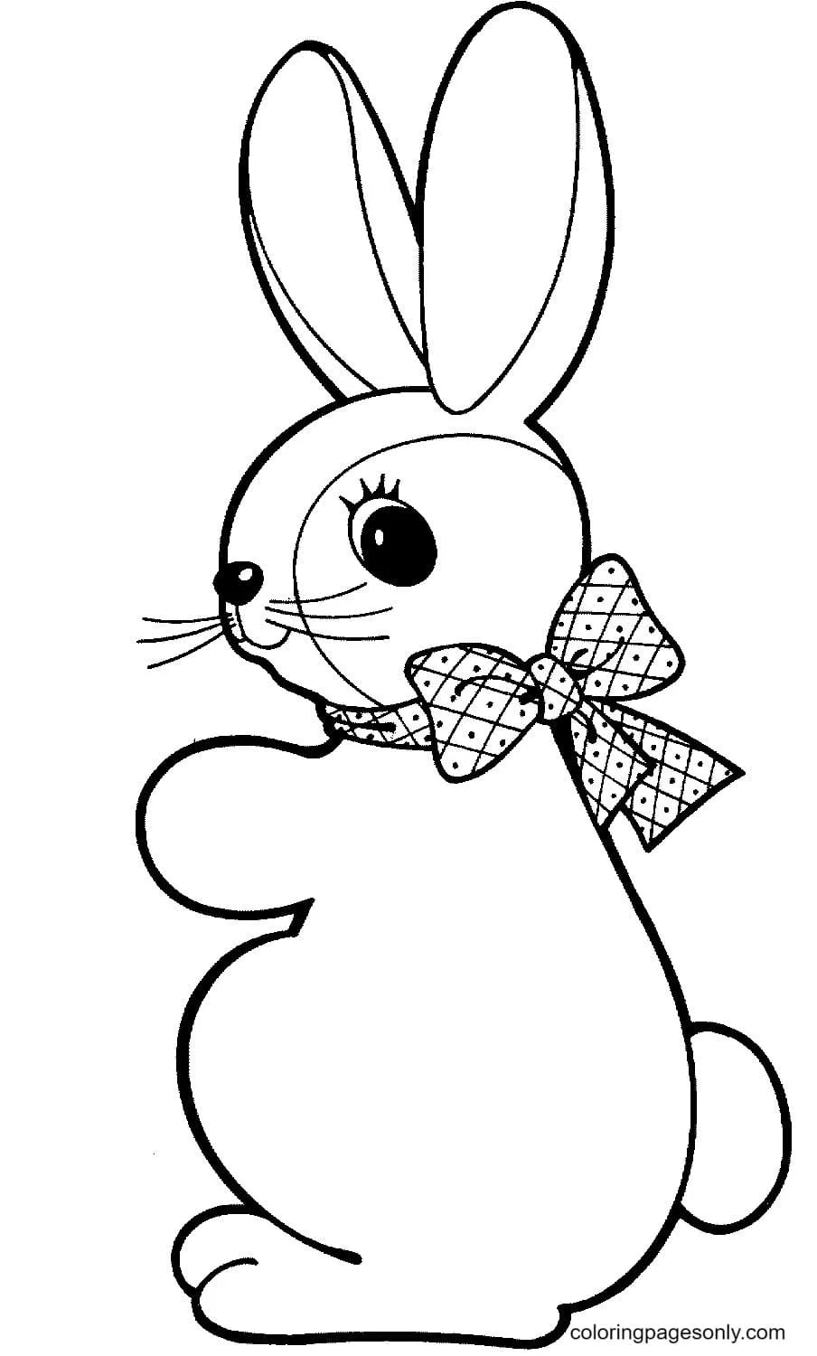 Desenhos de Coelhinhos Fofos Para Colorir 39