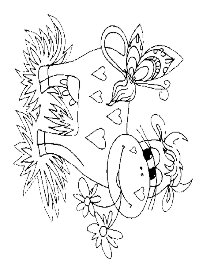 Cute Cow Coloring Pages 28