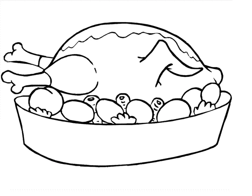 Desenhos de Comida Fofa Para Colorir 27
