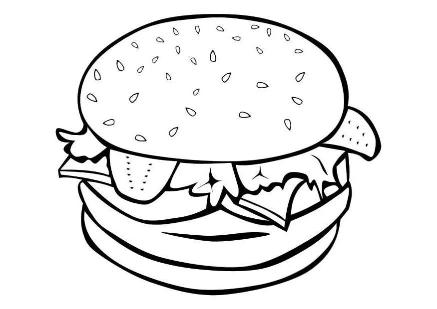 Cute Food Coloring Pages 30