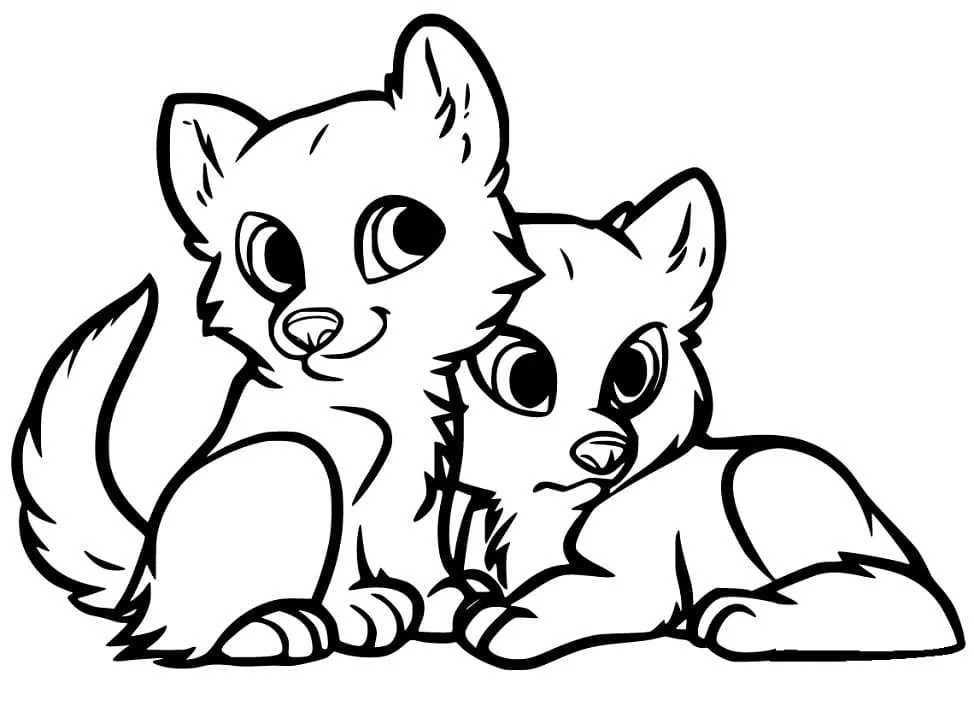 Desenhos de Raposa Fofa Para Colorir 16