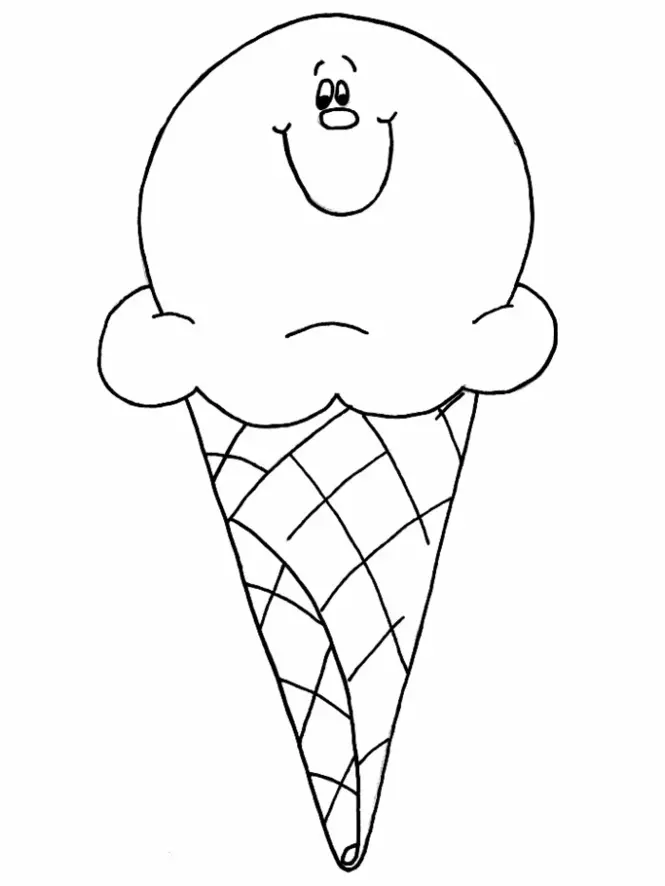 Desenhos de Fofos de Sorvete desenhos Para Colorir 20