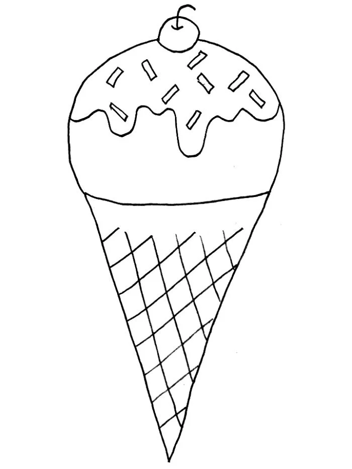 Desenhos de Fofos de Sorvete desenhos Para Colorir 26
