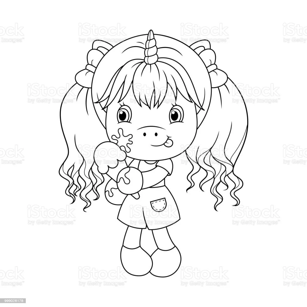 Desenhos de Fofos de Sorvete desenhos Para Colorir 35