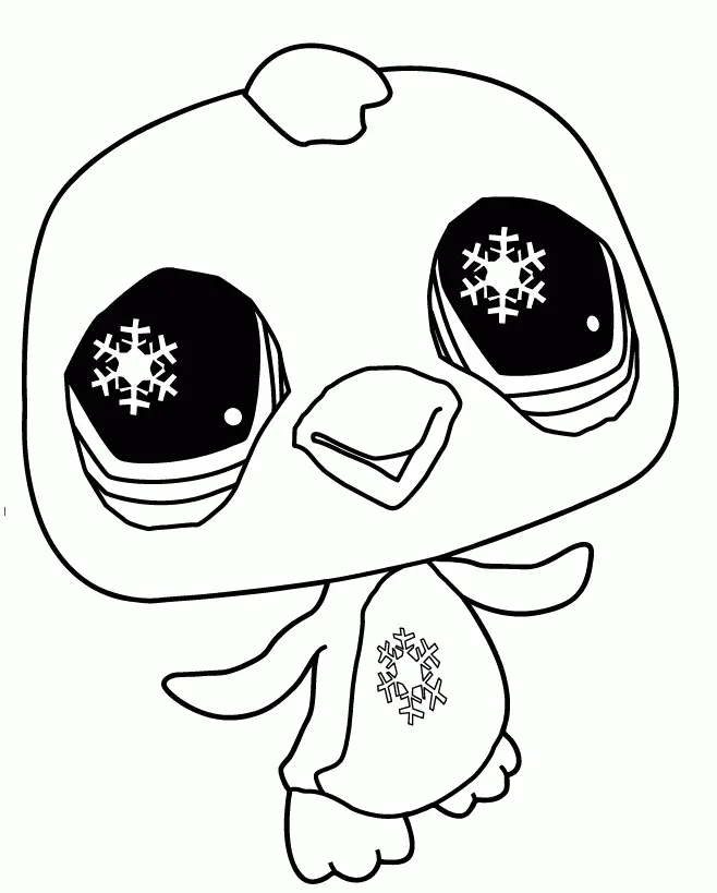 Cute Penguin Coloring Pages 13
