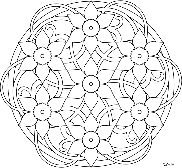 Daffodil Coloring Pages 7