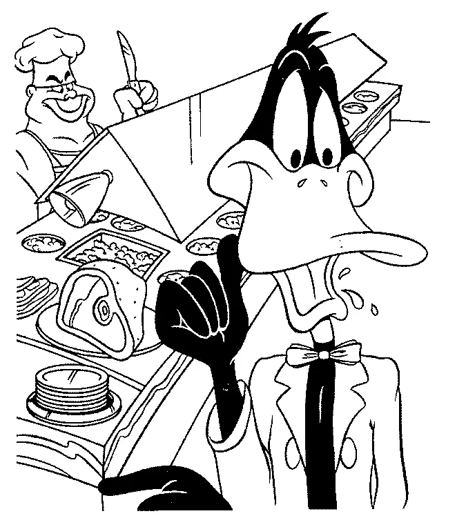 Daffy Duck Ausmalbilder