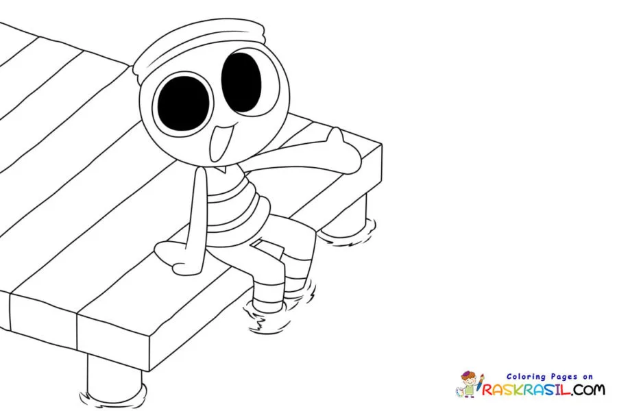 Dandy s World Coloring Pages 23