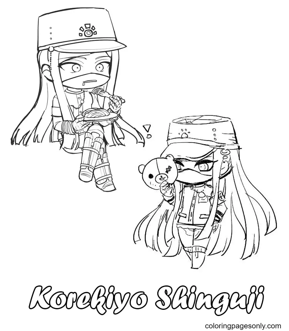 Desenhos de Danganronpa Para Colorir 33