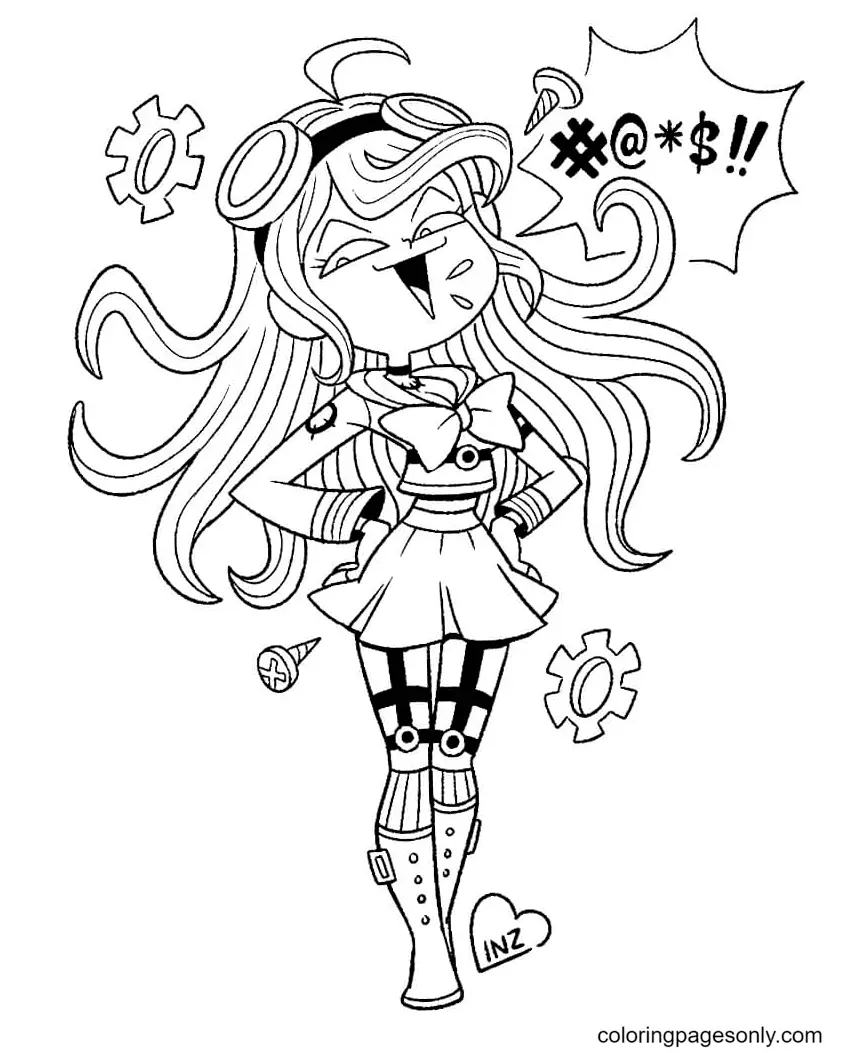 Danganronpa Coloring Pages 37
