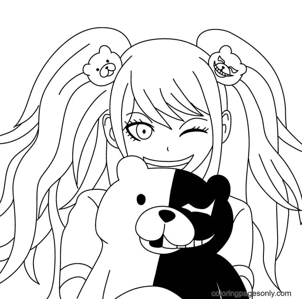 Danganronpa Para Colorear 7