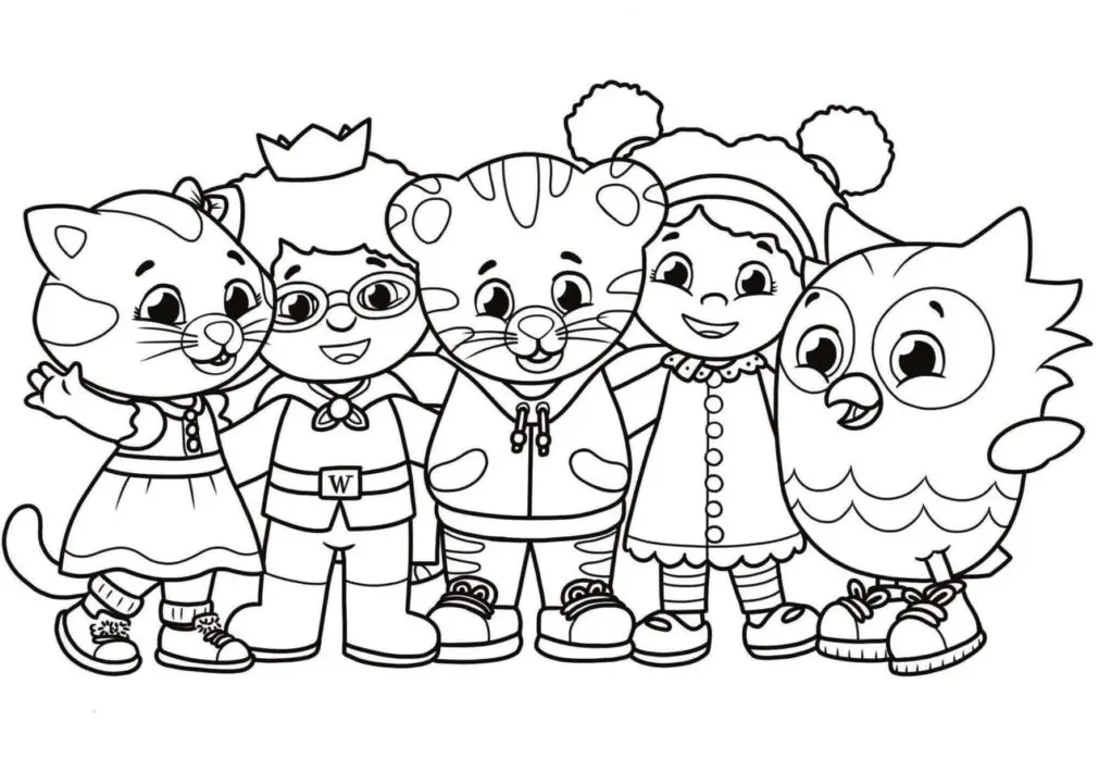Daniel Tiger Ausmalbilder 24