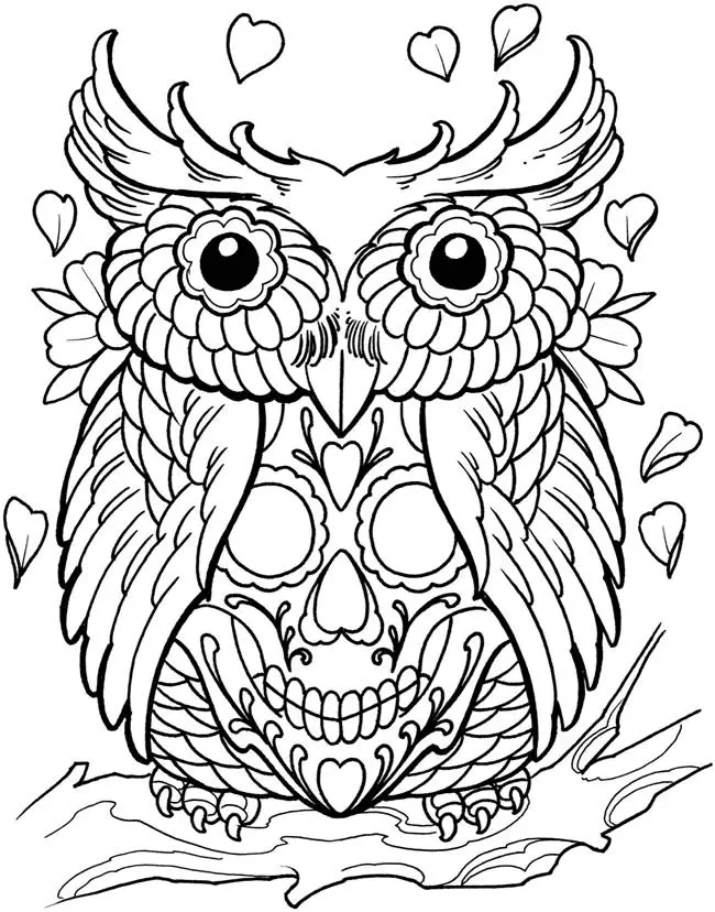Desenhos de Dia Dos Mortos Para Colorir 23
