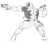 Desenhos de deadpool Para Colorir 104