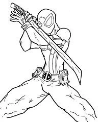 Deadpool Ausmalbilder 110