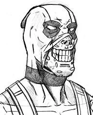 Desenhos de deadpool Para Colorir 113
