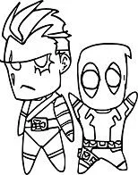 Desenhos de deadpool Para Colorir 72