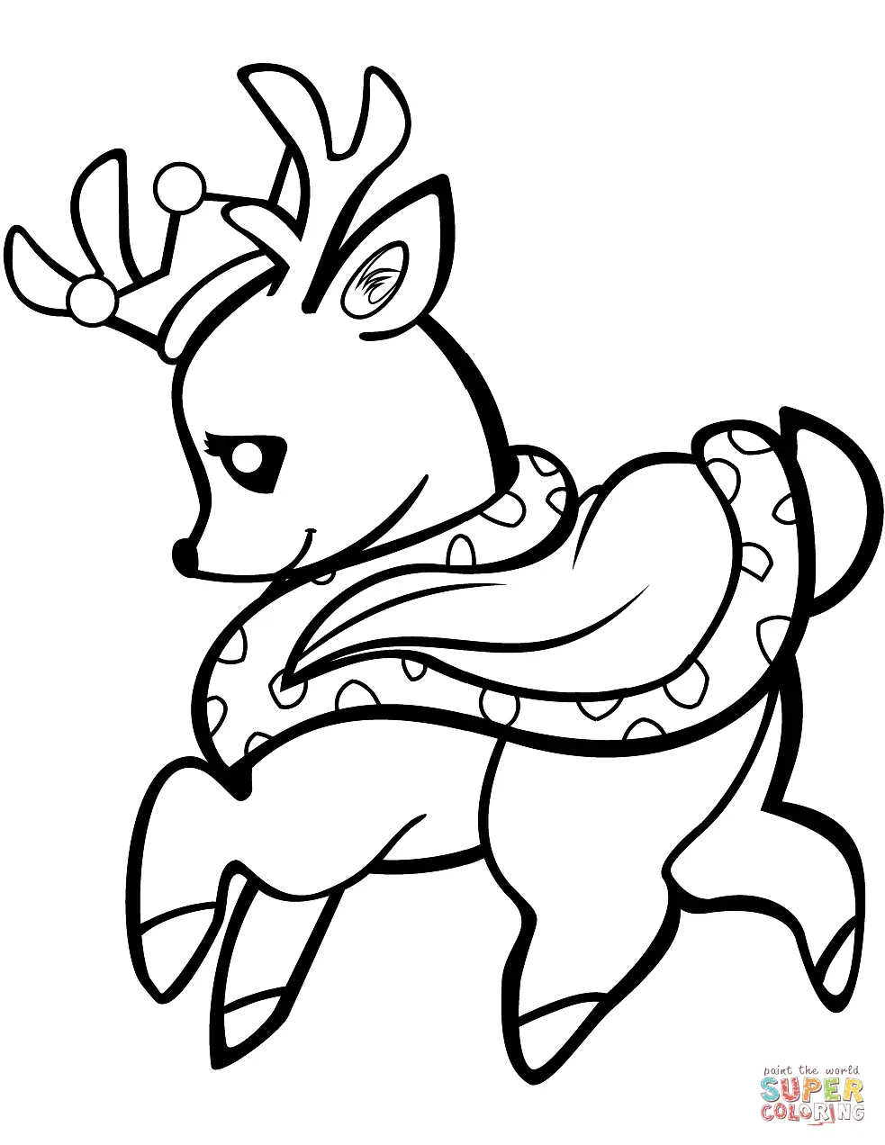 Deer Coloring Pages 59