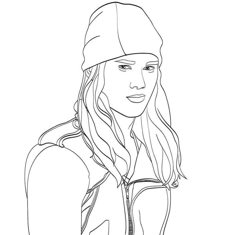 Desenhos de descendentes Para Colorir 20