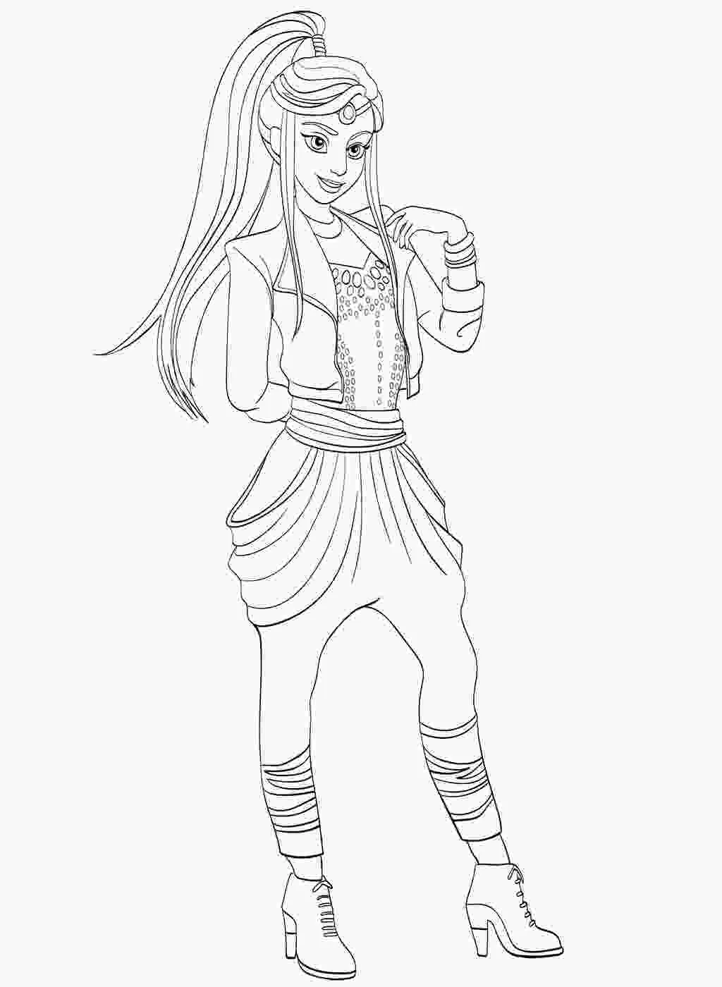Descendants Coloring Pages