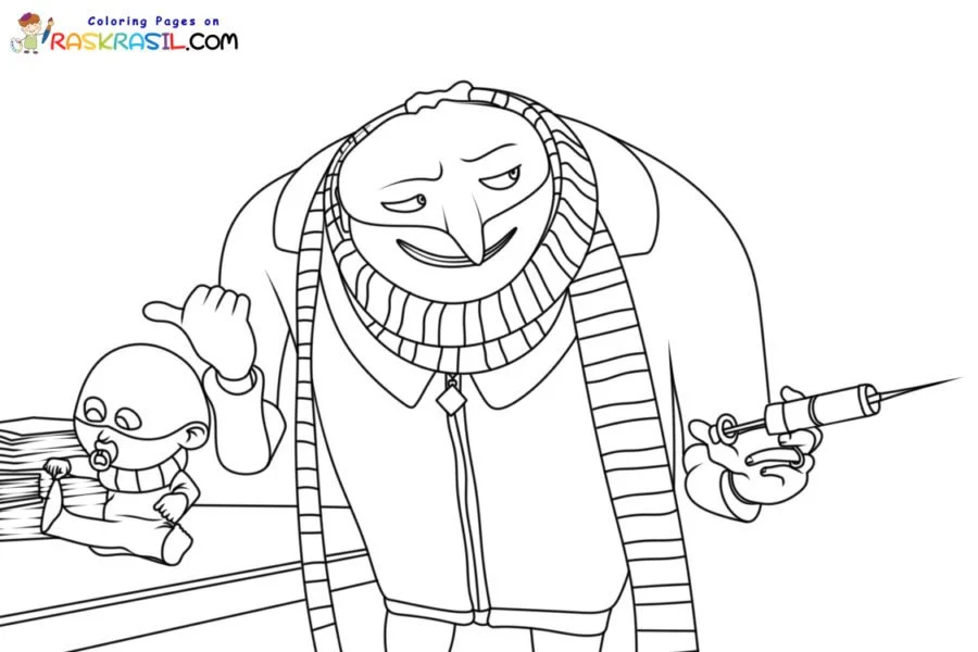 Despicable Me 4 Coloring Pages 3