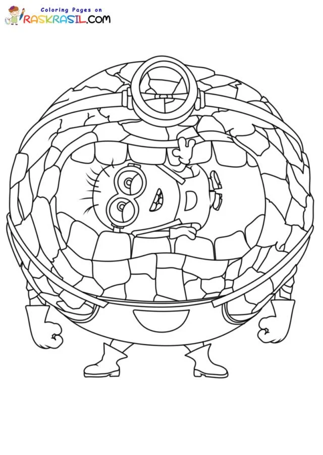 Despicable Me 4 Coloring Pages 9