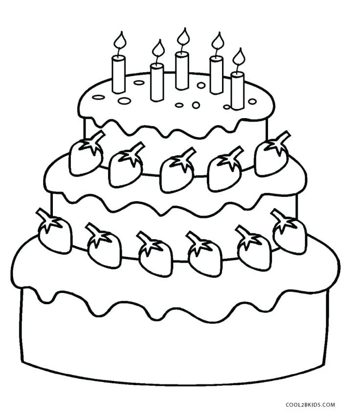 Desenhos de Sobremesas Para Colorir 10