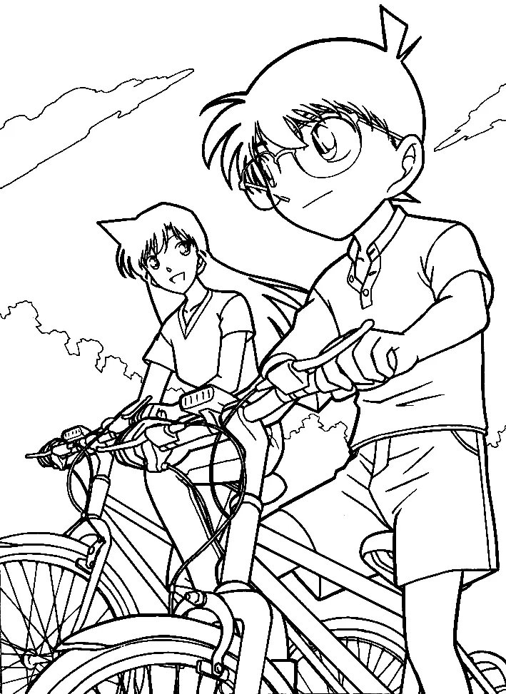 Desenhos de Detetive Conan Para Colorir