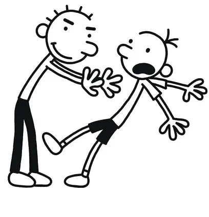 Diary Of A Wimpy Kid Coloring Pages 1