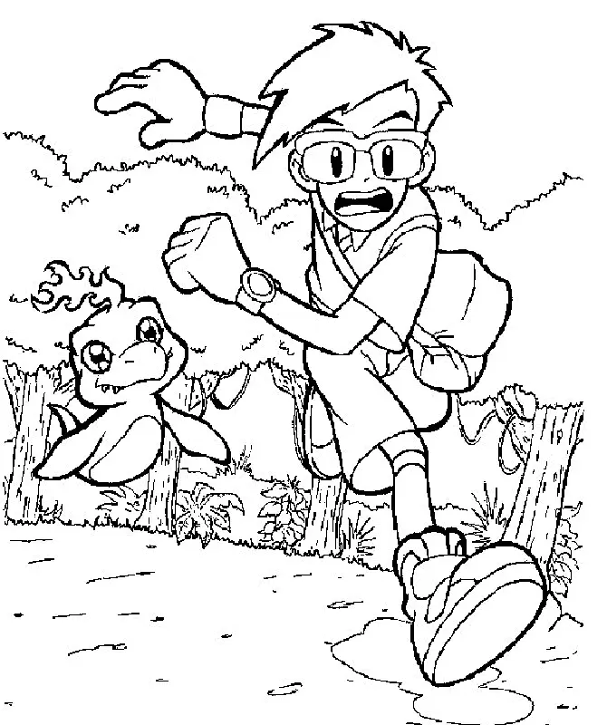 Desenhos de Digimon Para Colorir 29