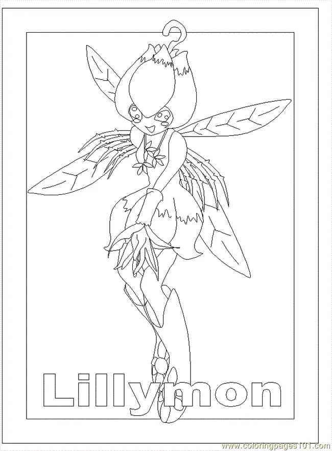 Desenhos de Digimon Para Colorir 32
