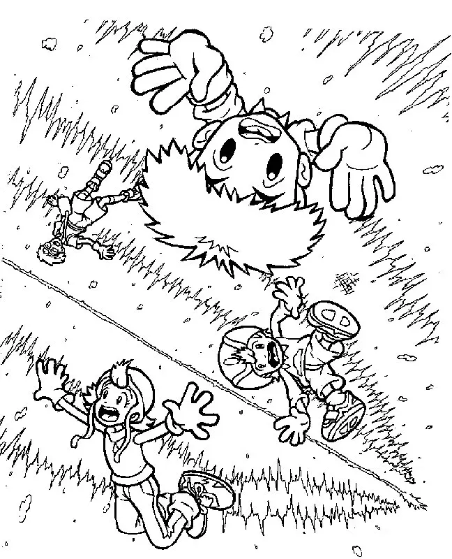 Desenhos de Digimon Para Colorir 35