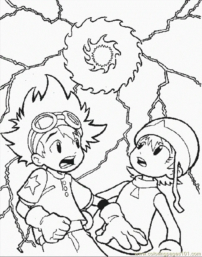 Desenhos de Digimon Para Colorir 49