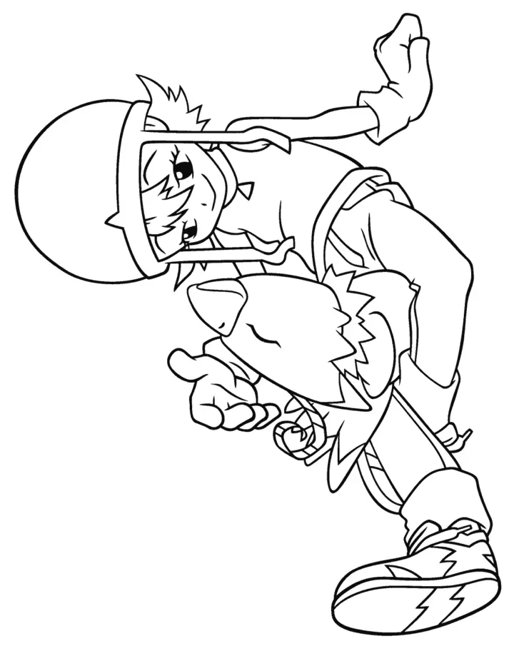 Desenhos de Digimon Para Colorir 54
