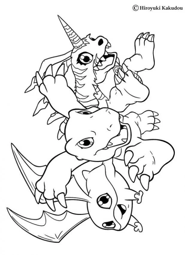 Desenhos de Digimon Para Colorir 6
