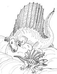 Desenhos de Dimetrodon Para Colorir 11