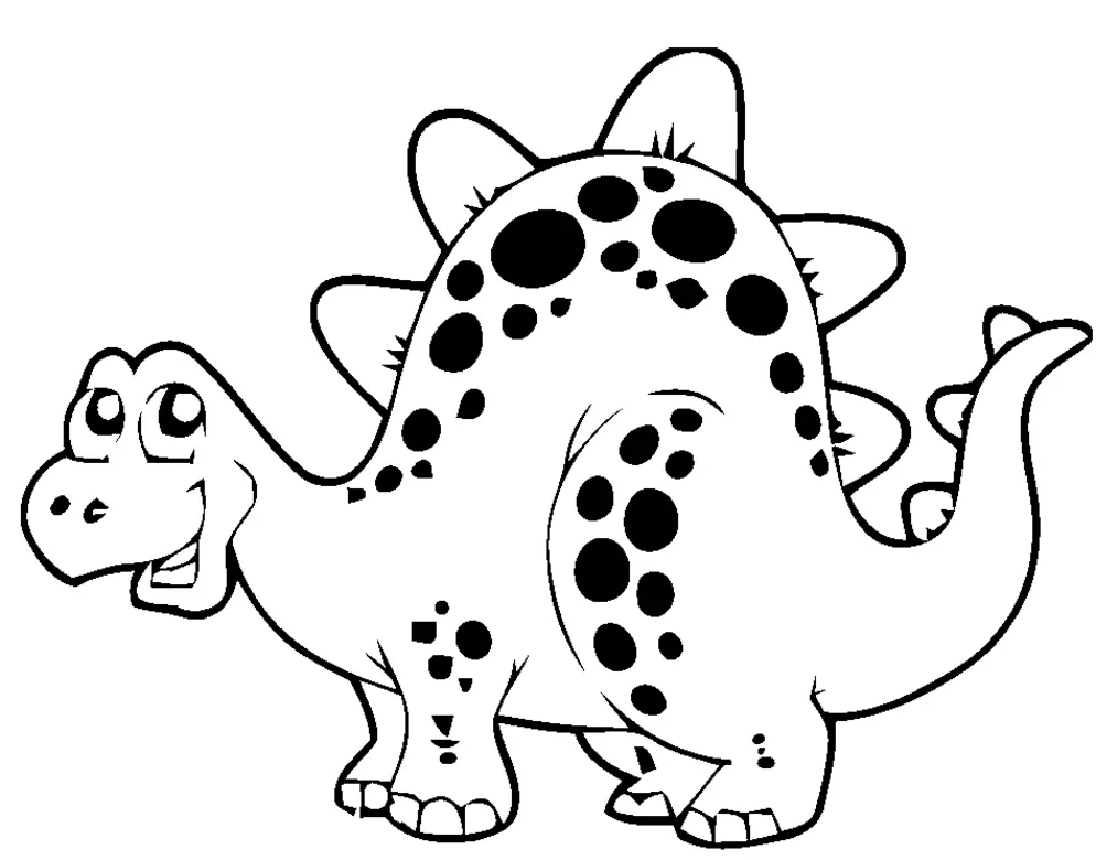 Desenhos de Dinossauros Para Colorir 12