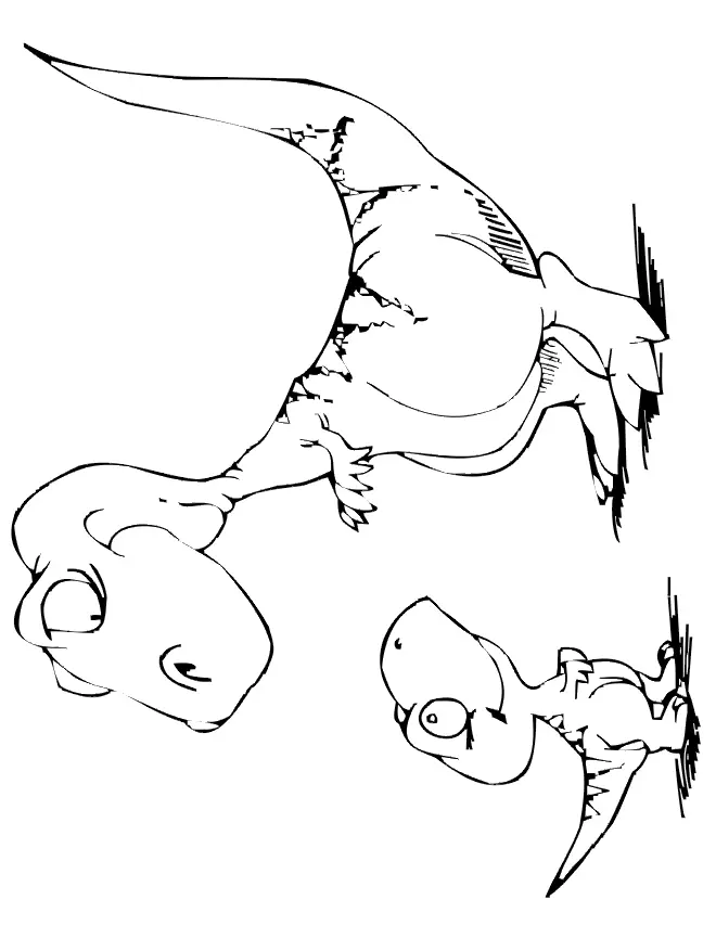 Desenhos de Dinossauros Para Colorir 41