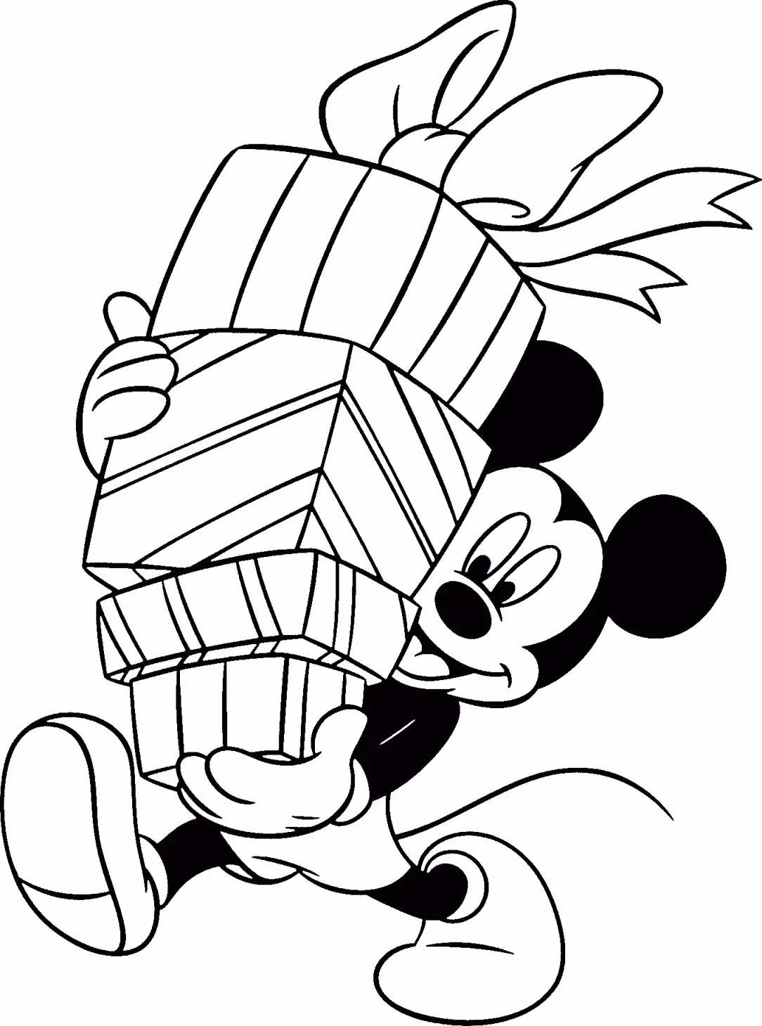 Desenhos de Natal Da Disney Para Colorir 10