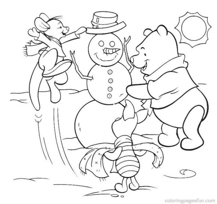 Desenhos de Natal Da Disney Para Colorir 13