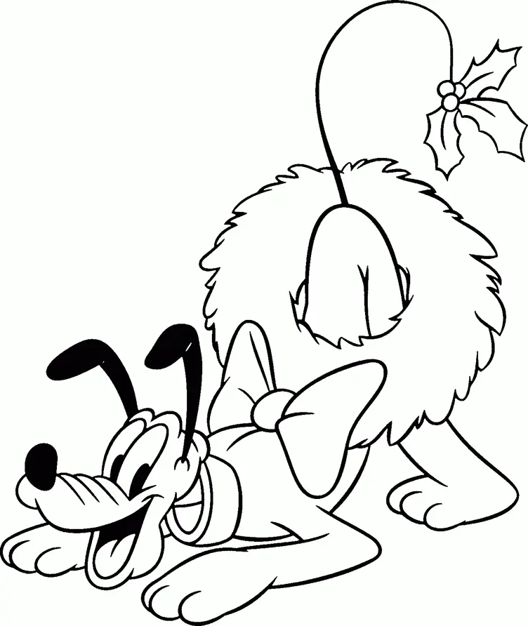 Desenhos de Natal Da Disney Para Colorir 18