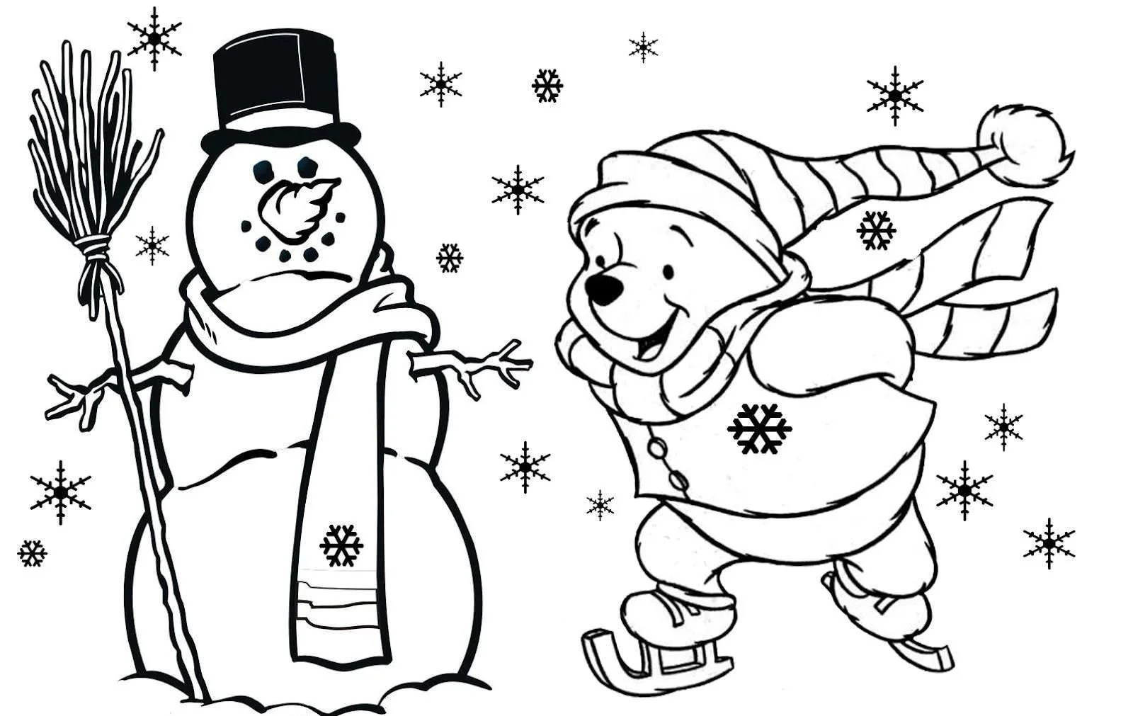 Desenhos de Natal Da Disney Para Colorir 27