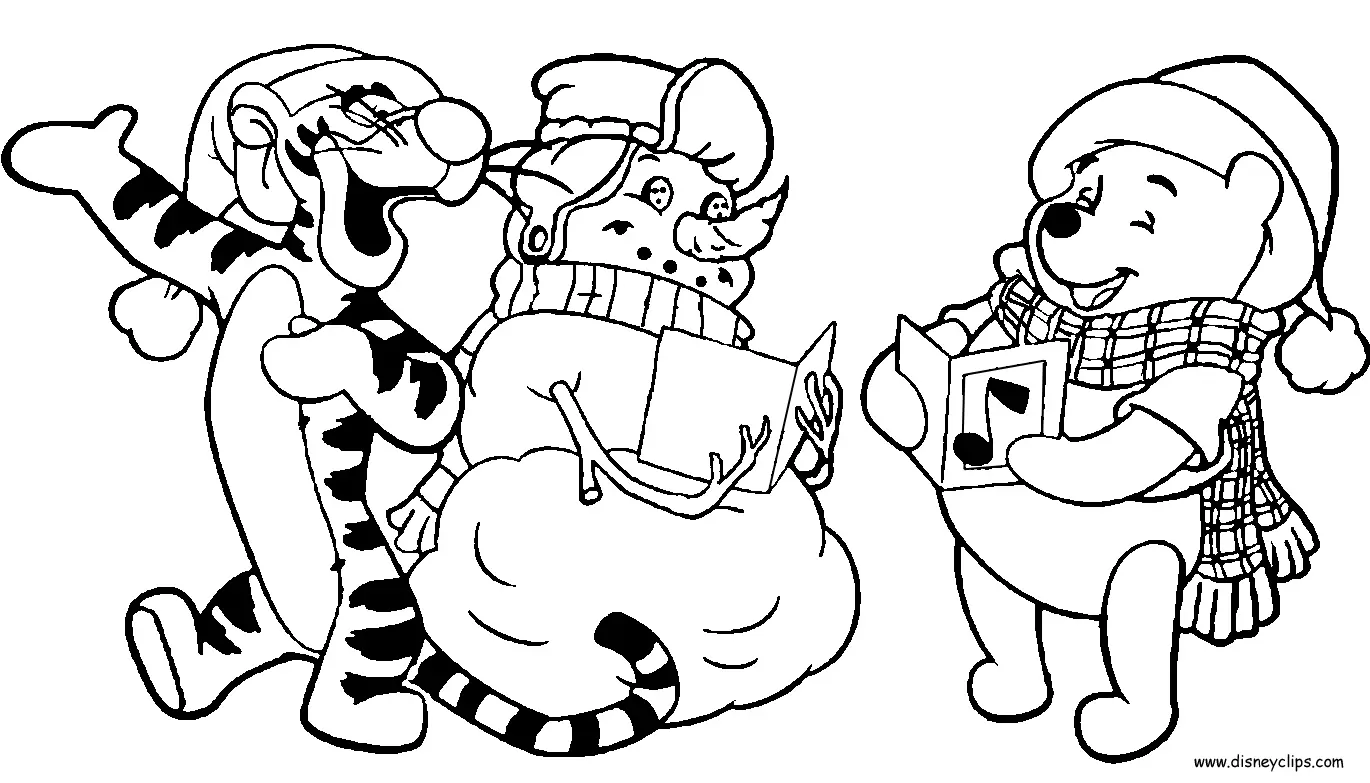 Desenhos de Natal Da Disney Para Colorir 3