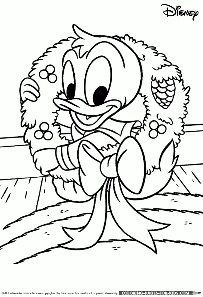 Disney Weihnachts-Ausmalbilder 30