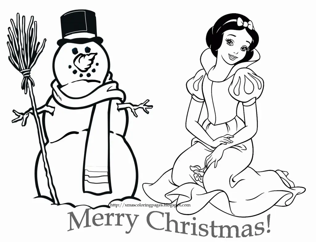 Desenhos de Natal Da Disney Para Colorir 32