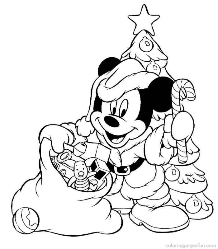 Desenhos de Natal Da Disney Para Colorir 4