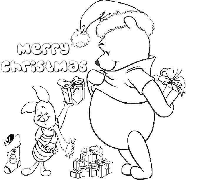 Desenhos de Natal Da Disney Para Colorir 41