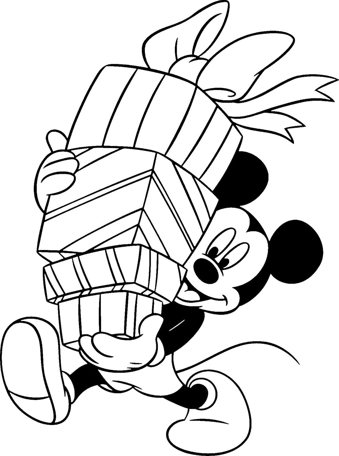 Desenhos de Natal Da Disney Para Colorir 45