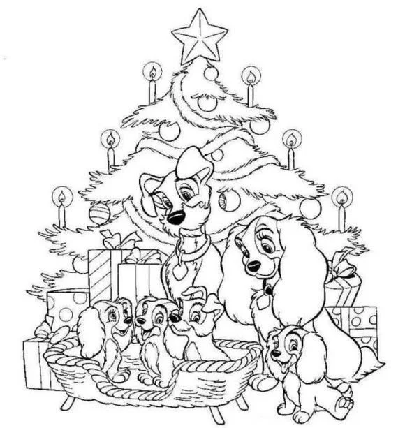 Desenhos de Natal Da Disney Para Colorir 53